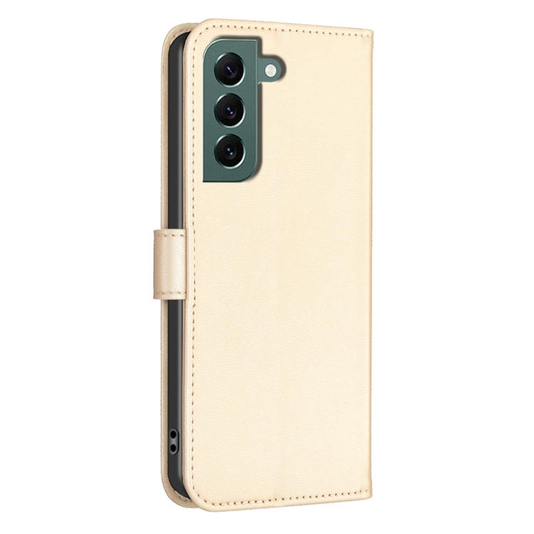 For Samsung Galaxy S24 FE 5G Four-leaf Embossed Leather Phone Case(Gold) For Samsung Galaxy S24 FE 5G Four-leaf Embossed Leather Phone Case(Gold)