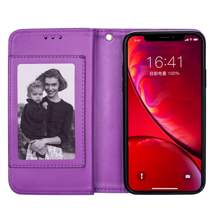 For iPhone 11 Pro Ultra-thin 9 Card Horizontal Flip Leather Case, with Card Slots & Holder & Lanyard(Purple) For iPhone 11 Pro Ultra-thin 9 Card Horizontal Flip Leather Case, with Card Slots & Holder & Lanyard(Purple)