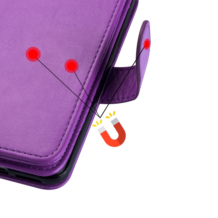 For iPhone 11 Pro Ultra-thin 9 Card Horizontal Flip Leather Case, with Card Slots & Holder & Lanyard(Purple) For iPhone 11 Pro Ultra-thin 9 Card Horizontal Flip Leather Case, with Card Slots & Holder & Lanyard(Purple)