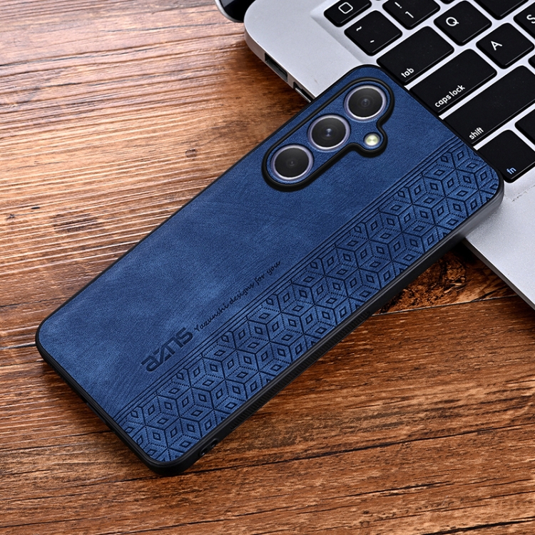 For Samsung Galaxy S25+ 5G AZNS 3D Embossed Skin Feel Phone Case(Sapphire Blue) For Samsung Galaxy S25+ 5G AZNS 3D Embossed Skin Feel Phone Case(Sapphire Blue)