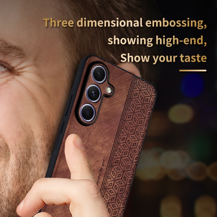 For Samsung Galaxy S25+ 5G AZNS 3D Embossed Skin Feel Phone Case(Sapphire Blue) For Samsung Galaxy S25+ 5G AZNS 3D Embossed Skin Feel Phone Case(Sapphire Blue)