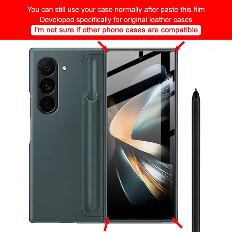 For Samsung Galaxy Z Fold6 imak Front Screen + Back Cover Tempered Glass Film, Phone Case Edition For Samsung Galaxy Z Fold6 imak Front Screen + Back Cover Tempered Glass Film, Phone Case Edition