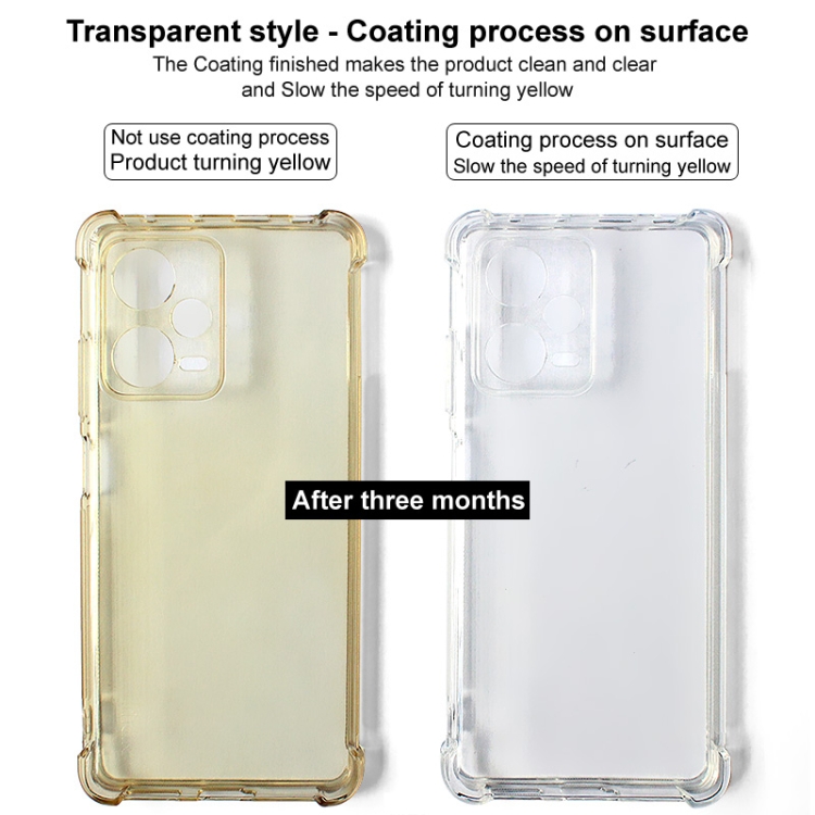 For iPhone 16 imak Shockproof Airbag TPU Phone Case(Transparent Black) For iPhone 16 imak Shockproof Airbag TPU Phone Case(Transparent Black)
