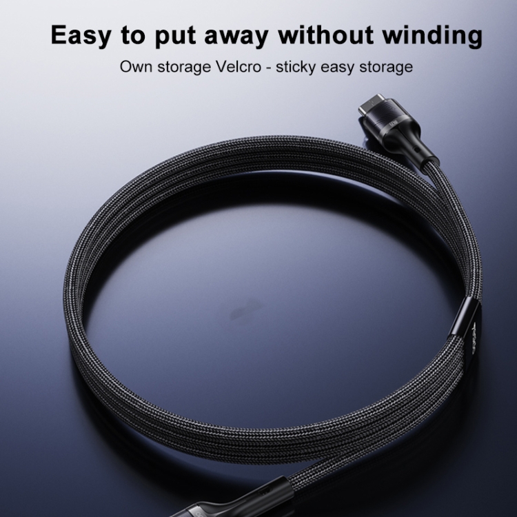 Yesido CA165C 60W USB + USB-C / Type-C to USB-C / Type-C 2 in 1 Fast Charging Data Cable, Length:1.2m(Black) Yesido CA165C 60W USB + USB-C / Type-C to USB-C / Type-C 2 in 1 Fast Charging Data Cable, Length:1.2m(Black)