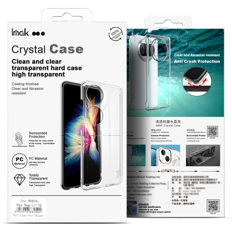For Samsung Galaxy Z Fold6 imak Wing II Pro Series Wear-resisting Crystal Phone Case(Transparent) For Samsung Galaxy Z Fold6 imak Wing II Pro Series Wear-resisting Crystal Phone Case(Transparent)