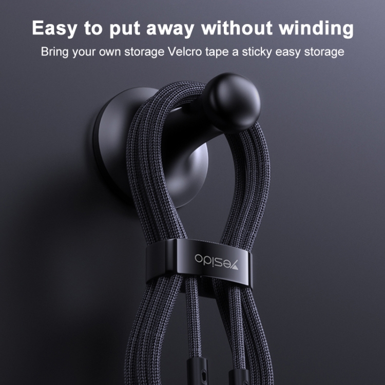 Yesido CA167 PD 27W USB-C / Type-C to 8 Pin Fast Charging Data Cable, Length:1.2m(Black) Yesido CA167 PD 27W USB-C / Type-C to 8 Pin Fast Charging Data Cable, Length:1.2m(Black)