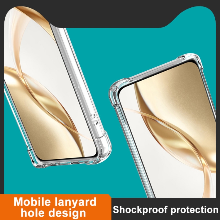 For iPhone 16 IMAK Space Shield PC + TPU Airbag Shockproof Phone Case(Transparent)