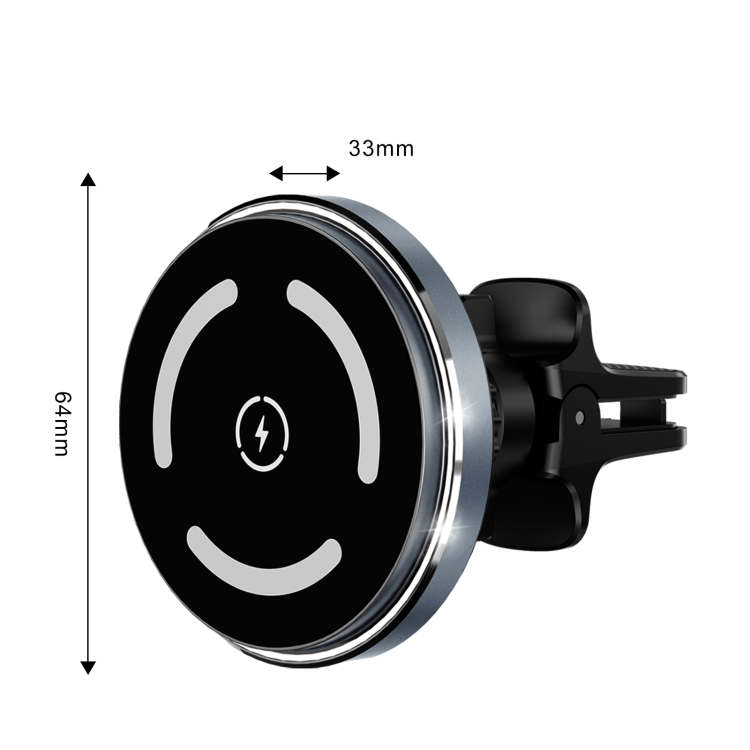M68 15W Magnetic Wireless Charging Car Holder(Dark Grey) M68 15W Magnetic Wireless Charging Car Holder(Dark Grey)