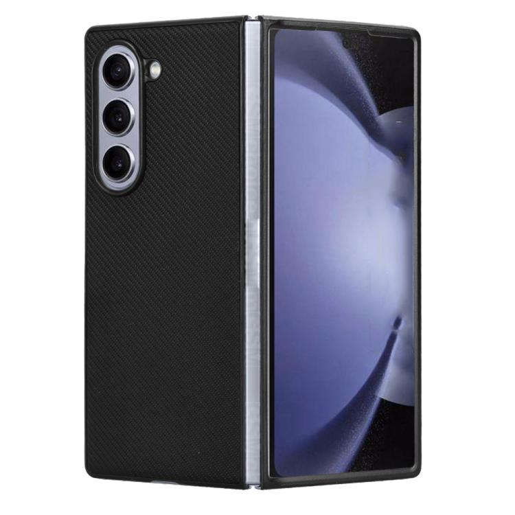 For Samsung Galaxy Z Fold6 PU Leather PC Phone Case(Black) For Samsung Galaxy Z Fold6 PU Leather PC Phone Case(Black)