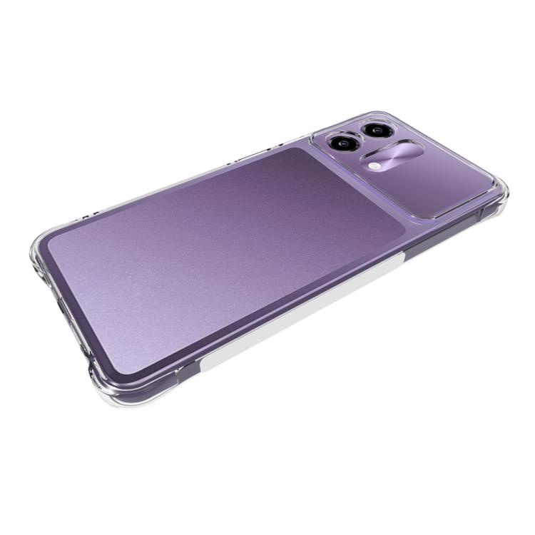 For HMD Vibe2 5G Shockproof Non-slip Thickening TPU Phone Case(Transparent)
