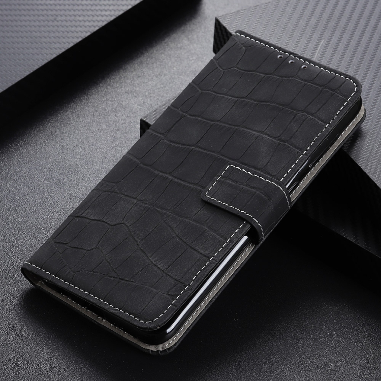 For Samsung Galaxy S24 FE 5G Magnetic Crocodile Texture Leather Phone Case(Black) For Samsung Galaxy S24 FE 5G Magnetic Crocodile Texture Leather Phone Case(Black)