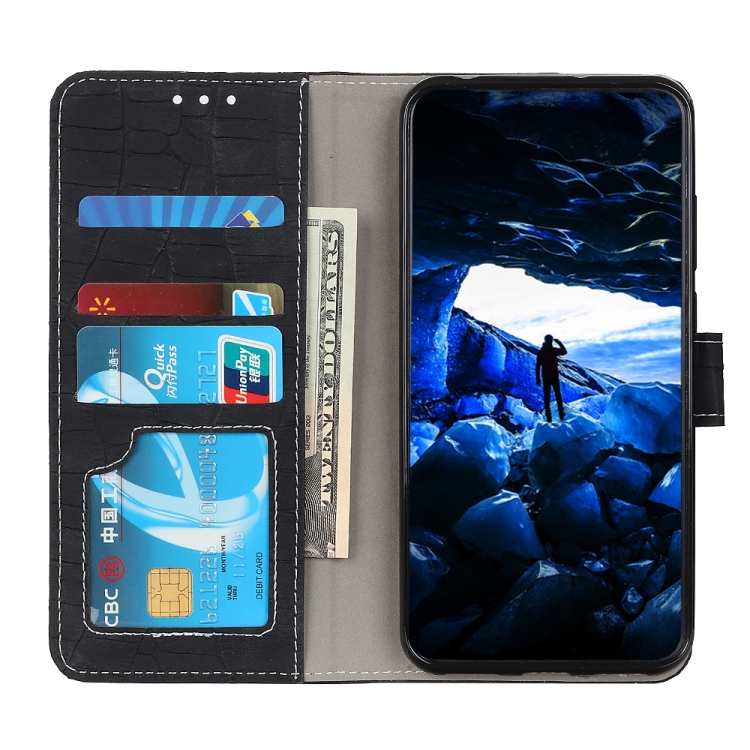 For Samsung Galaxy S24 FE 5G Magnetic Crocodile Texture Leather Phone Case(Black) For Samsung Galaxy S24 FE 5G Magnetic Crocodile Texture Leather Phone Case(Black)