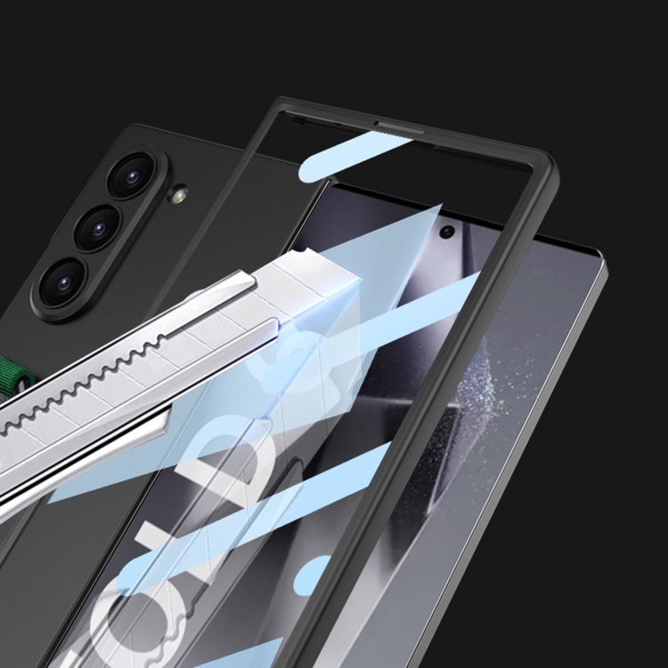 For Samsung Galaxy Z Fold6 GKK Integrated Big Hole Side Wrist Strap Ring Phone Case(Titanium Gray) For Samsung Galaxy Z Fold6 GKK Integrated Big Hole Side Wrist Strap Ring Phone Case(Titanium Gray)