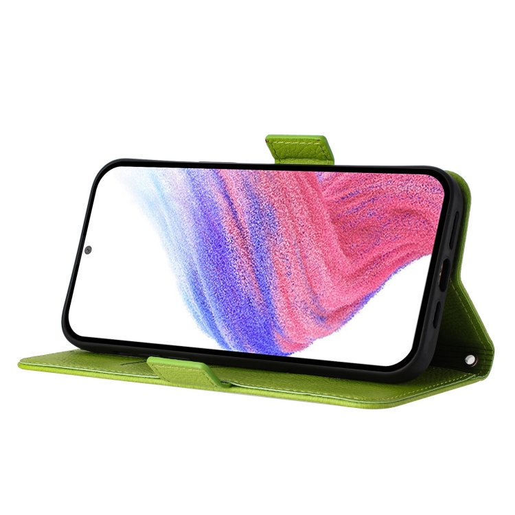 For Samsung Galaxy S25 5G Embossed Rose RFID Anti-theft Leather Phone Case(Green) For Samsung Galaxy S25 5G Embossed Rose RFID Anti-theft Leather Phone Case(Green)