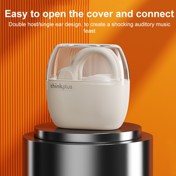 Lenovo Thinkplus LP76 Air Conduction TWS True Wireless Bluetooth Sports Earphone(White) Lenovo Thinkplus LP76 Air Conduction TWS True Wireless Bluetooth Sports Earphone(White)