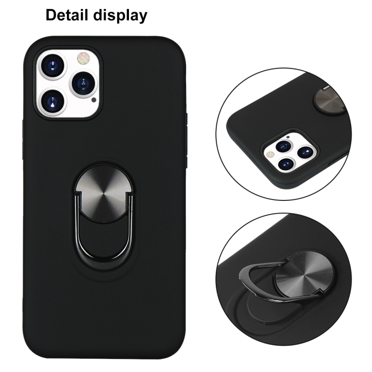 For iPhone 12 mini 360 Rotary Multifunctional Stent PC+TPU Case with Magnetic Invisible Holder(Jujube Red)