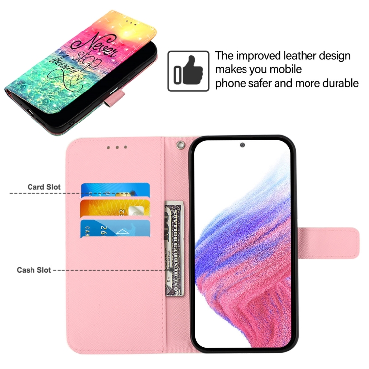 For Samsung Galaxy S25 Ultra 5G 3D Painting Horizontal Flip Leather Phone Case(Chasing Dreams) For Samsung Galaxy S25 Ultra 5G 3D Painting Horizontal Flip Leather Phone Case(Chasing Dreams)