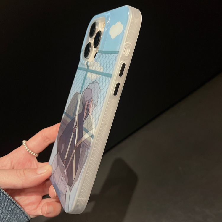 For iPhone 15 Pro Cartoon 3D Changing Painting Phone Case(Blue) For iPhone 15 Pro Cartoon 3D Changing Painting Phone Case(Blue)