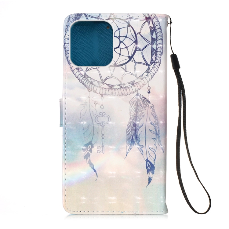 For iPhone 12 / 12 Pro 3D Painting Horizontal Flip Leather Case with Holder & Card Slot & Wallet & Lanyard(Fantasy Wind Chimes) For iPhone 12 / 12 Pro 3D Painting Horizontal Flip Leather Case with Holder & Card Slot & Wallet & Lanyard(Fantasy Wind Chimes)