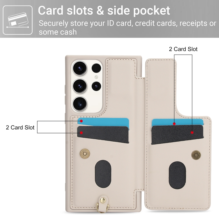 For Samsung Galaxy S23 Ultra 5G Crossbody Flower Pattern Leather Phone Case(White) For Samsung Galaxy S23 Ultra 5G Crossbody Flower Pattern Leather Phone Case(White)