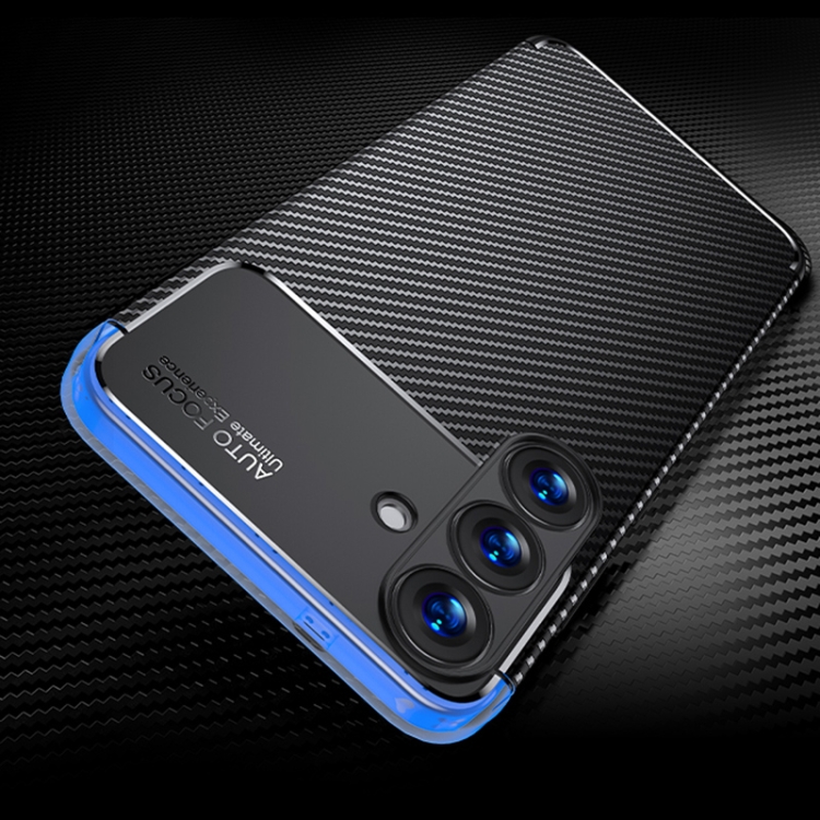 For Samsung Galaxy S25 5G Carbon Fiber Texture Shockproof TPU Phone Case(Black) For Samsung Galaxy S25 5G Carbon Fiber Texture Shockproof TPU Phone Case(Black)