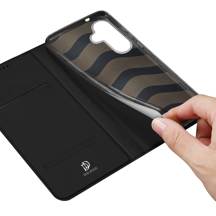 For Samsung Galaxy S25+ 5G DUX DUCIS Skin Pro Series Flip Leather Phone Case(Black) For Samsung Galaxy S25+ 5G DUX DUCIS Skin Pro Series Flip Leather Phone Case(Black)