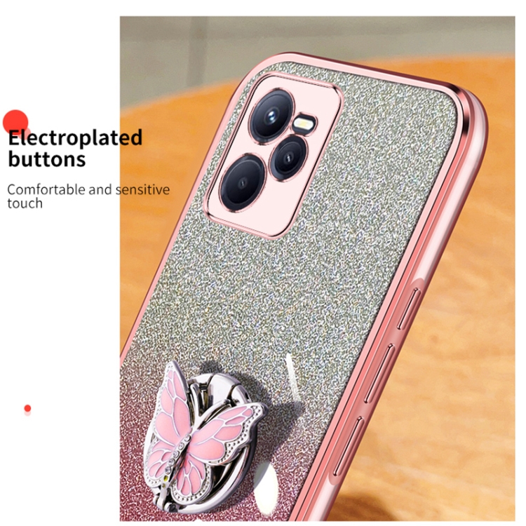 Glitter Realme Pouch Flipkart For Realme C35 Plated Gradient