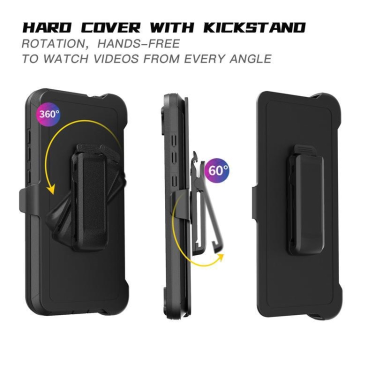 For iPhone 14 Robot Three-proof Life Waterproof Phone Case with Holder(Wine Red + Pink) For iPhone 14 Robot Three-proof Life Waterproof Phone Case with Holder(Wine Red + Pink)
