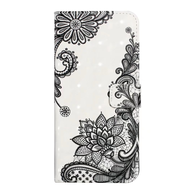 For Samsung Galaxy S25+ 5G Oil Embossed 3D Drawing Leather Phone Case(Lace Flower) For Samsung Galaxy S25+ 5G Oil Embossed 3D Drawing Leather Phone Case(Lace Flower)