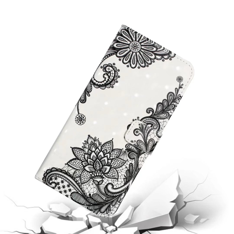 For Samsung Galaxy S25+ 5G Oil Embossed 3D Drawing Leather Phone Case(Lace Flower) For Samsung Galaxy S25+ 5G Oil Embossed 3D Drawing Leather Phone Case(Lace Flower)