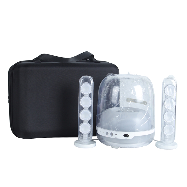 For Harman Kardon SoundSticks 4 EVA Portable Speaker Storage Bag(Black) For Harman Kardon SoundSticks 4 EVA Portable Speaker Storage Bag(Black)