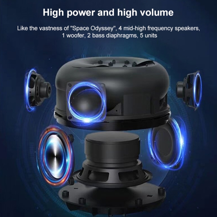 LP90 40W Wireless Bluetooth RGB LED Speaker(Black) LP90 40W Wireless Bluetooth RGB LED Speaker(Black)