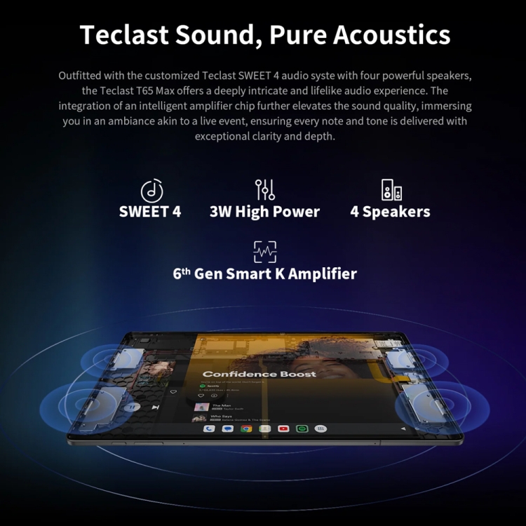 Androidタブレット本体 TECLAST T65 MAX 8G256GB T65 Max 2025 Tablet