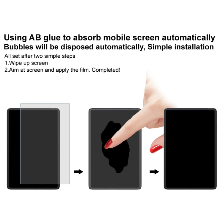 For iPad Air 13 2024 / Pro 13 2024 imak H Series Full Screen Tempered Glass Film For iPad Air 13 2024 / Pro 13 2024 imak H Series Full Screen Tempered Glass Film
