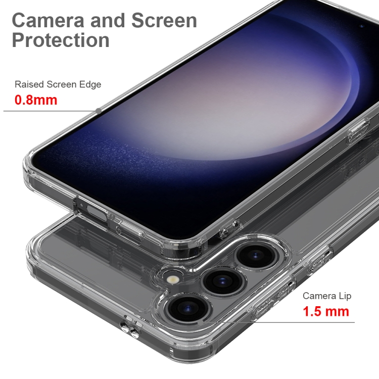 For Samsung Galaxy S25+ 5G Scratchproof Acrylic TPU Phone Case(Transparent) For Samsung Galaxy S25+ 5G Scratchproof Acrylic TPU Phone Case(Transparent)