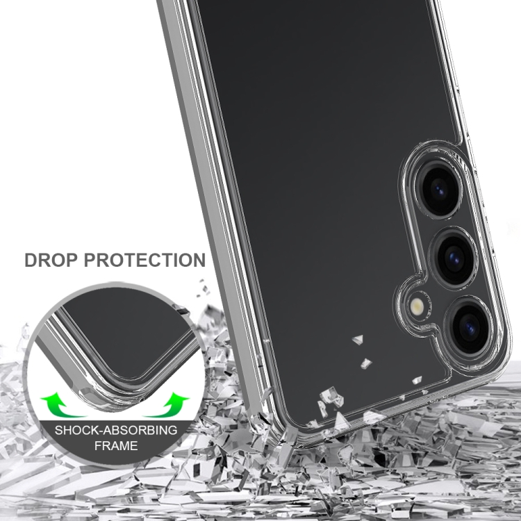 For Samsung Galaxy S25+ 5G Scratchproof Acrylic TPU Phone Case(Transparent) For Samsung Galaxy S25+ 5G Scratchproof Acrylic TPU Phone Case(Transparent)
