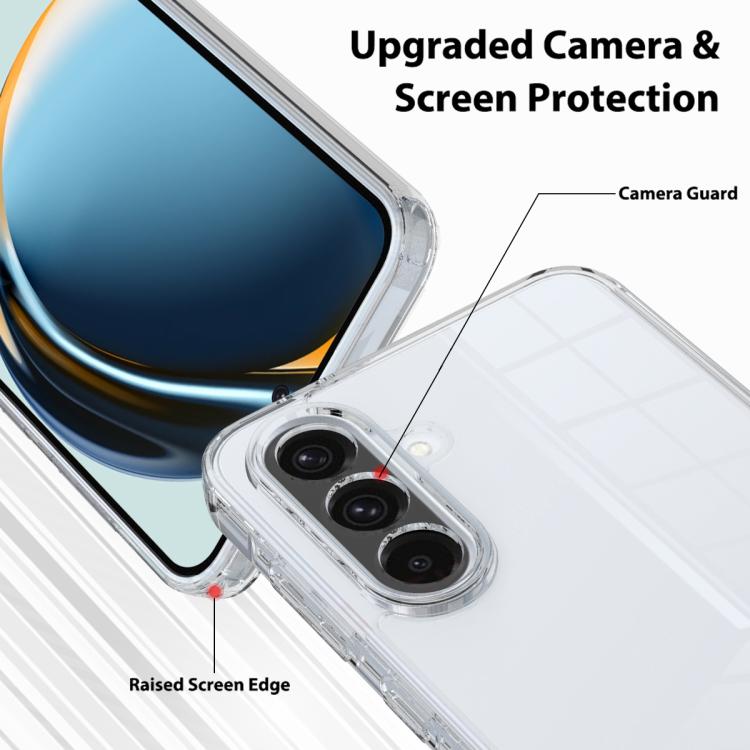 For Galaxy S26 FE 5G Scratchproof Acrylic TPU Phone Case(Transparent)