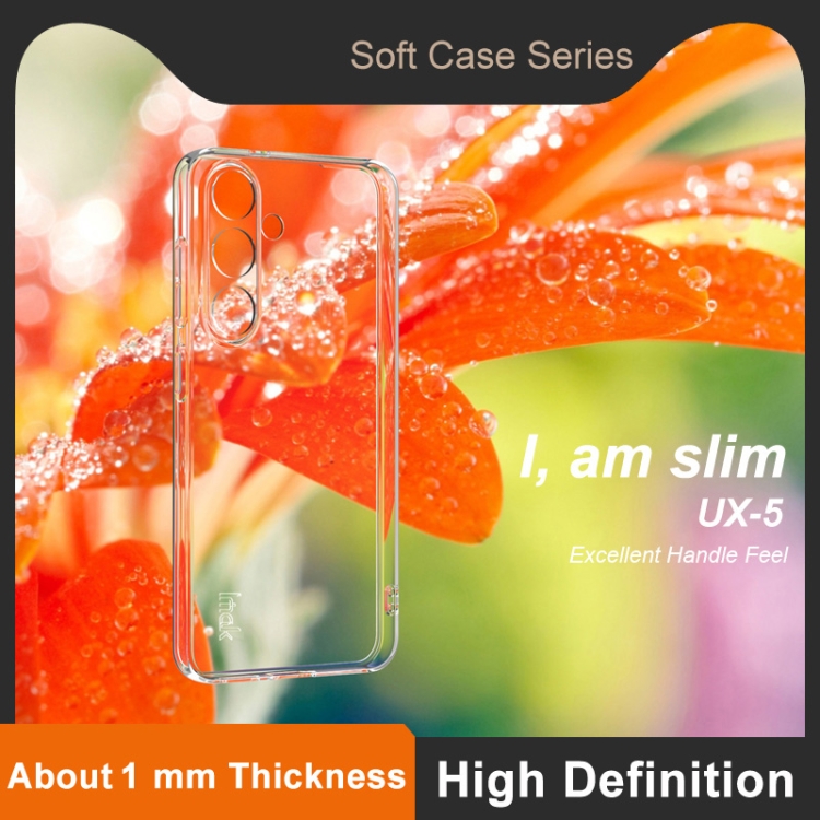 For Samsung Galaxy S25 5G imak UX-5 Series Super Slim Transparent Shockproof TPU Protective Case(Transparent) For Samsung Galaxy S25 5G imak UX-5 Series Super Slim Transparent Shockproof TPU Protective Case(Transparent)