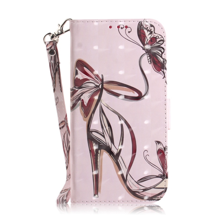 For Samsung Galaxy S25 Ultra 5G 3D Colored Horizontal Flip Leather Phone Case(Butterfly High-heeled) For Samsung Galaxy S25 Ultra 5G 3D Colored Horizontal Flip Leather Phone Case(Butterfly High-heeled)