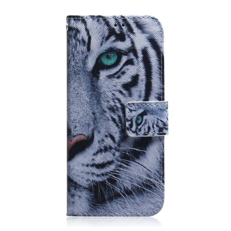 For Samsung Galaxy S24 FE 5G Coloured Drawing Flip Leather Phone Case(Tiger) For Samsung Galaxy S24 FE 5G Coloured Drawing Flip Leather Phone Case(Tiger)