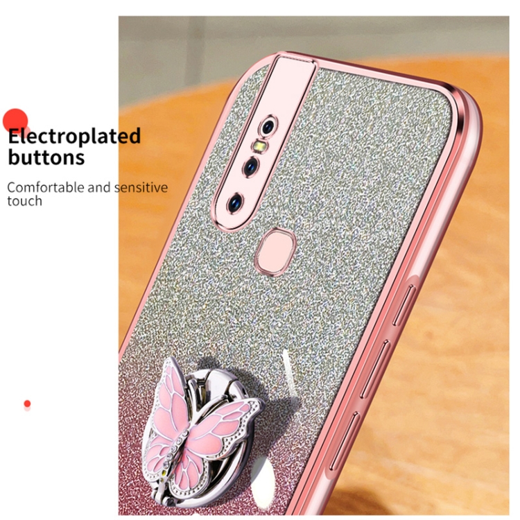 Vivo S1 Phone Cover For Girls HOT Vivo S1 Glitter Back Cover