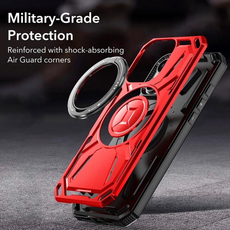 For iPhone 11 Armor II Series MagSafe Magnetic Holder Phone Case