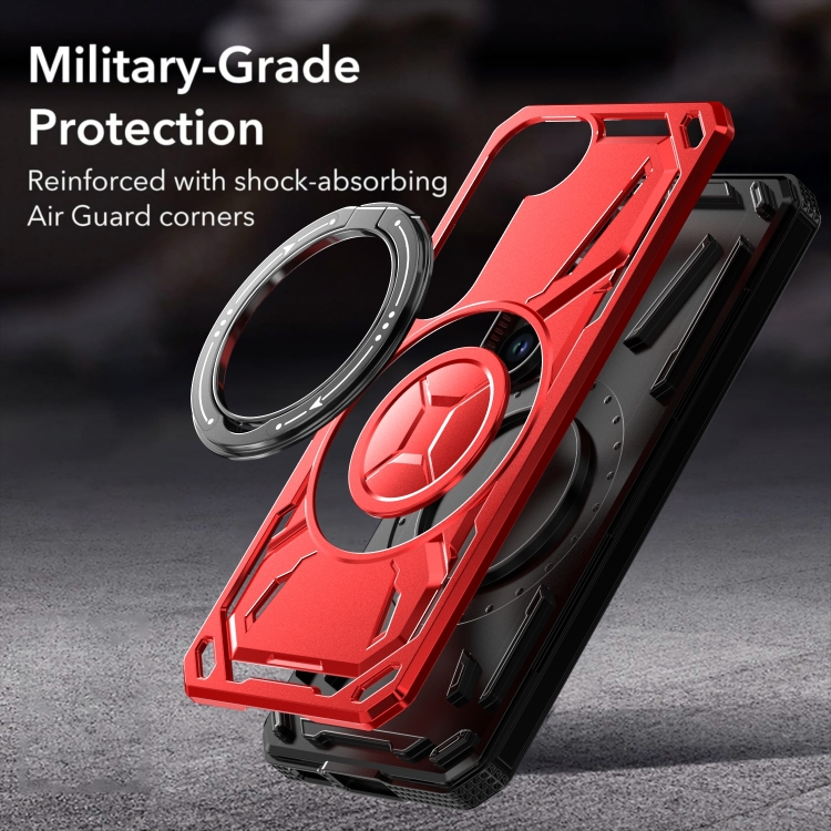 For Samsung Galaxy S22 Ultra 5G Armor II Series MagSafe Magnetic Holder Phone Case(Army Green) For Samsung Galaxy S22 Ultra 5G Armor II Series MagSafe Magnetic Holder Phone Case(Army Green)