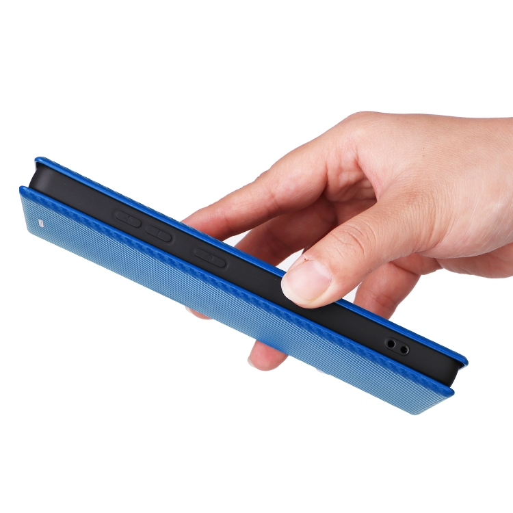 For Samsung Galaxy S25 Ultra 5G Carbon Fiber Texture Flip Leather Phone Case(Blue) For Samsung Galaxy S25 Ultra 5G Carbon Fiber Texture Flip Leather Phone Case(Blue)