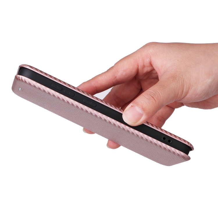 For Samsung Galaxy S25 5G Carbon Fiber Texture Flip Leather Phone Case(Pink) For Samsung Galaxy S25 5G Carbon Fiber Texture Flip Leather Phone Case(Pink)