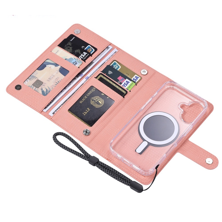 For iPhone 14 Pro ViLi GHA-C Series RFID MagSafe Magnetic Flip Leather Phone Case(Pink) For iPhone 14 Pro ViLi GHA-C Series RFID MagSafe Magnetic Flip Leather Phone Case(Pink)