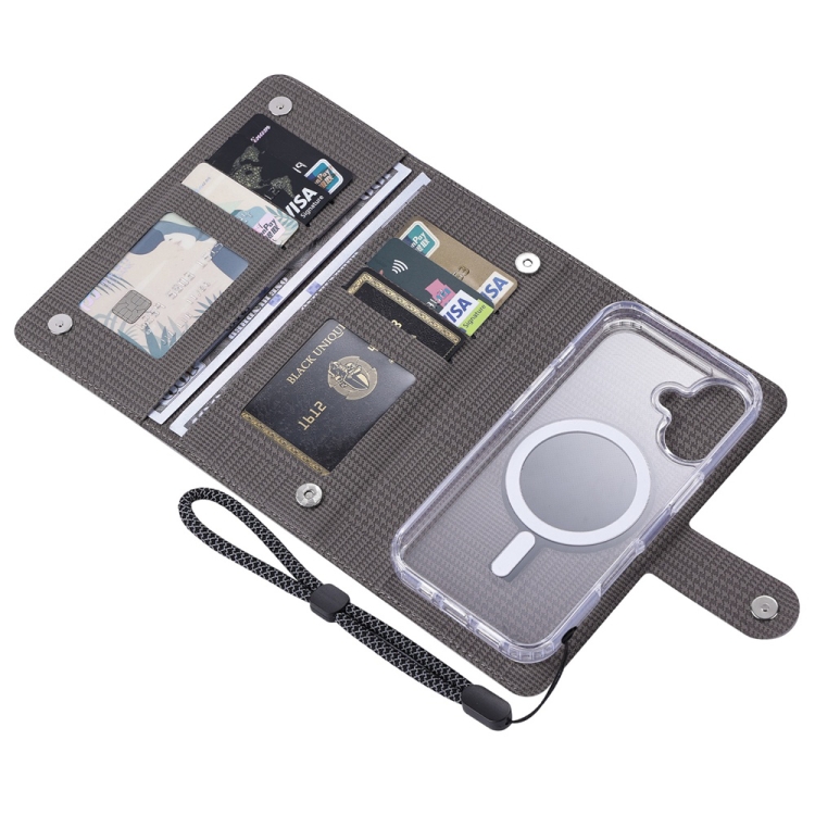 For iPhone 13 Pro Max ViLi GHA-C Series RFID MagSafe Magnetic Flip Leather Phone Case(Grey) For iPhone 13 Pro Max ViLi GHA-C Series RFID MagSafe Magnetic Flip Leather Phone Case(Grey)
