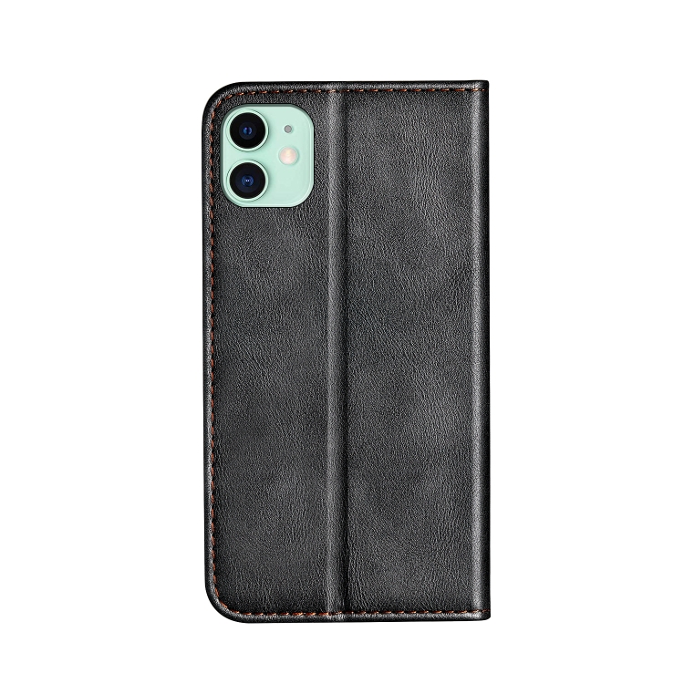 For iPhone 12 / 12 Pro Business Solid Color Stitching Horizontal Flip Leather Case with Holder & Card Slots(Red) For iPhone 12 / 12 Pro Business Solid Color Stitching Horizontal Flip Leather Case with Holder & Card Slots(Red)