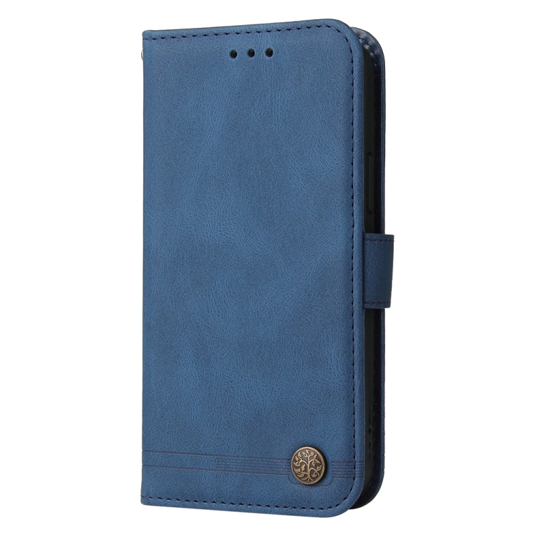 For Samsung Galaxy S25 Ultra 5G Skin Feel Life Tree Metal Button Leather Phone Case(Blue) For Samsung Galaxy S25 Ultra 5G Skin Feel Life Tree Metal Button Leather Phone Case(Blue)