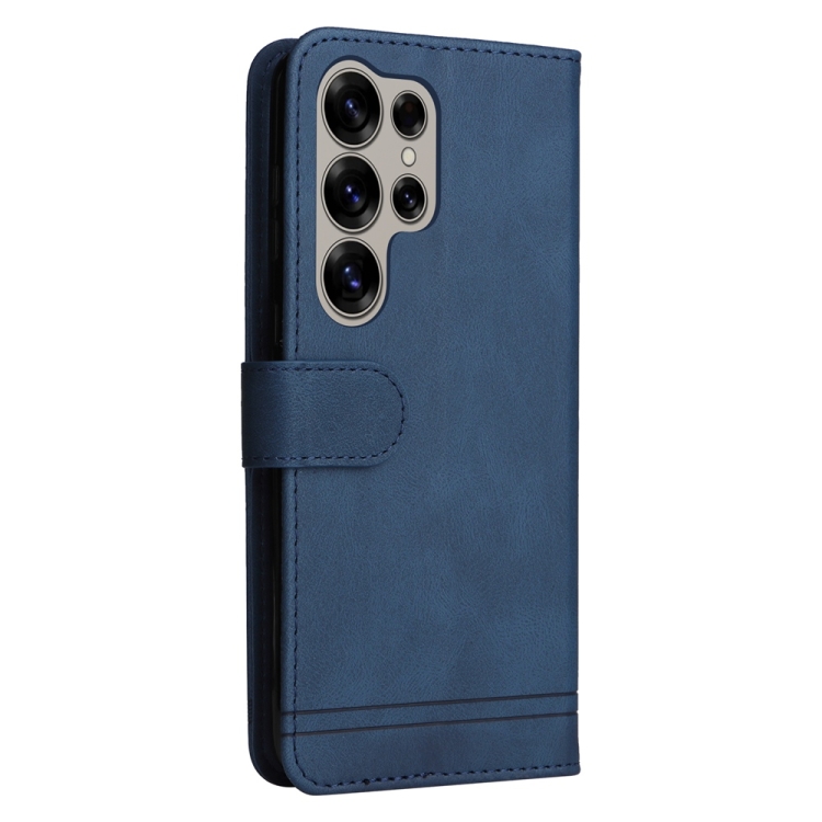 For Samsung Galaxy S25 Ultra 5G Skin Feel Life Tree Metal Button Leather Phone Case(Blue) For Samsung Galaxy S25 Ultra 5G Skin Feel Life Tree Metal Button Leather Phone Case(Blue)